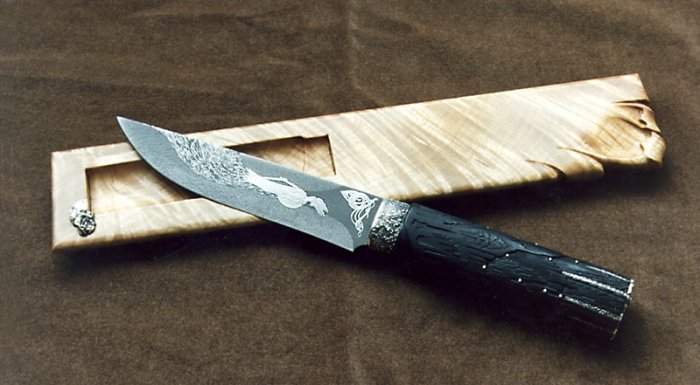 Охотничьи ножи ручной работы (16 фото)