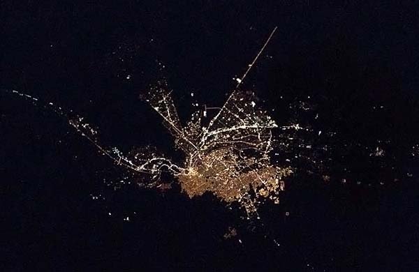 Огни городов из космоса (11 фото)